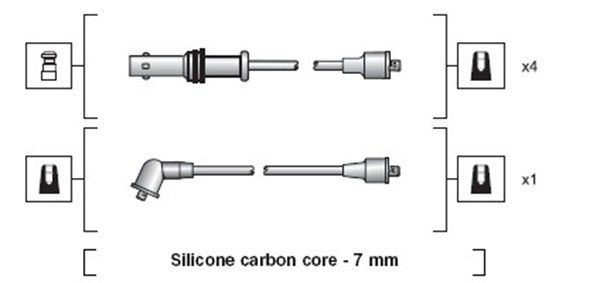 MAGNETI MARELLI Sytytysjohtosarja 941318111195